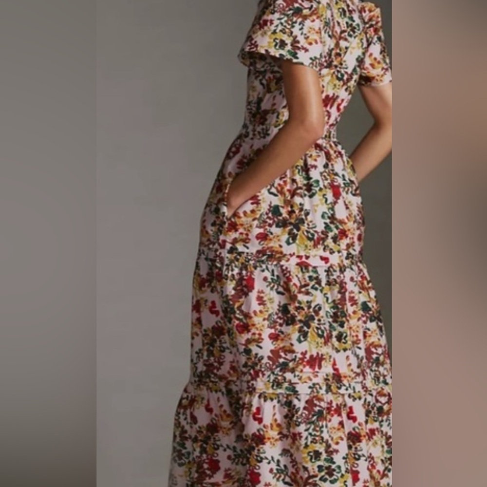Anthropologie Maeve The Somerset in Pink Floral - Picture 7 of 7